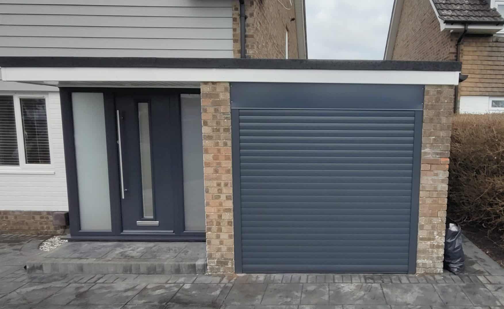 Stylish Anthracite Roller Garage Door